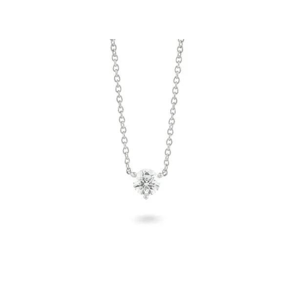 Lightbox Lab Grown Round Solitaire Necklace, .50ctw SVS Fine Jewelry Oceanside, NY