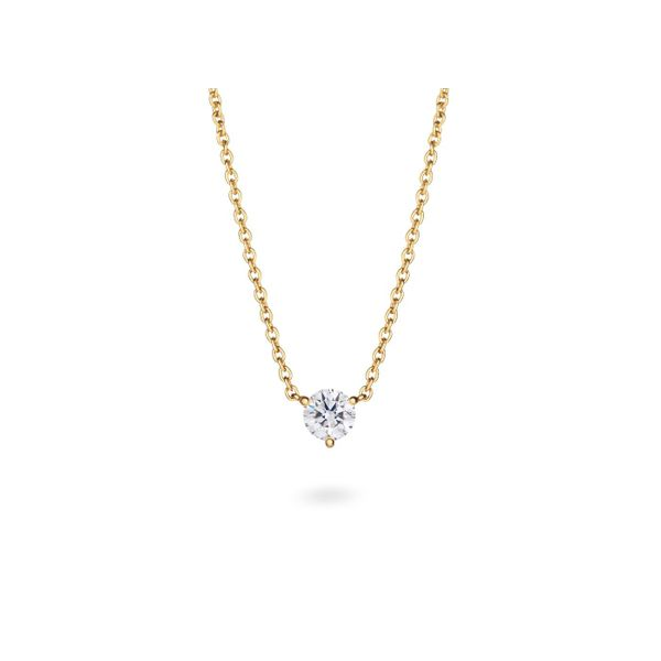 Lightbox Lab Grown Round Solitaire Diamond Necklace, .50ctw SVS Fine Jewelry Oceanside, NY