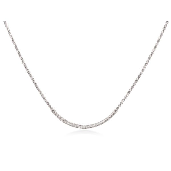 ALOR Signature Stainless Steel, Gold, & Diamond Necklace SVS Fine Jewelry Oceanside, NY