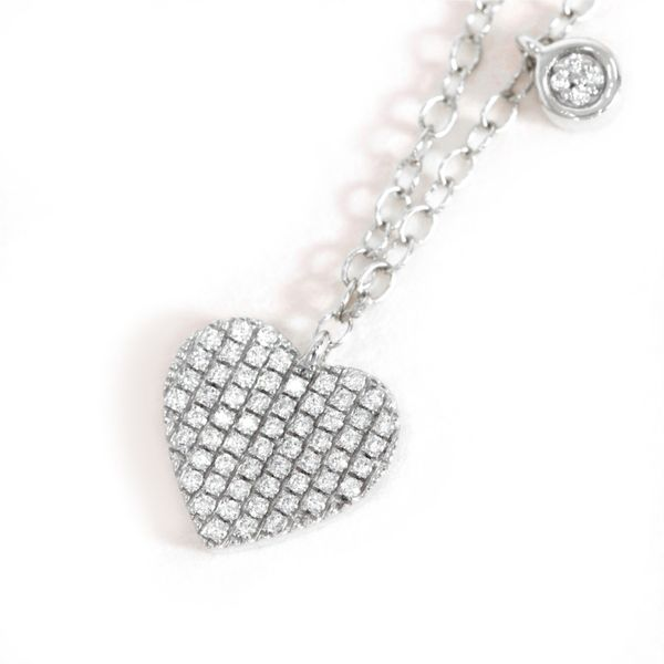 Ella Stein Diamond Heart Necklace, 0.10Cttw SVS Fine Jewelry Oceanside, NY