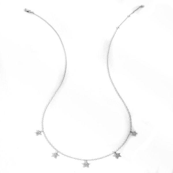 Ella Stein Diamond Stars Necklace, .09ctw SVS Fine Jewelry Oceanside, NY