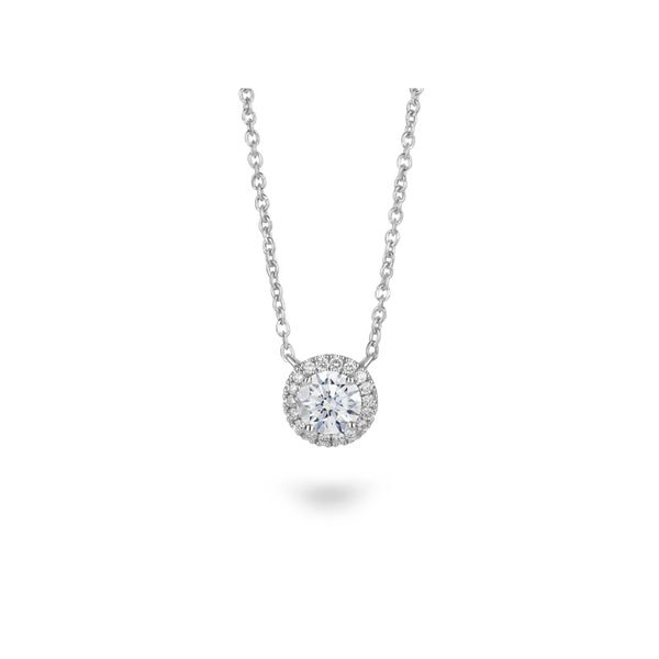 Lightbox Lab Grown Diamond Halo Necklace, 1.00Cttw SVS Fine Jewelry Oceanside, NY