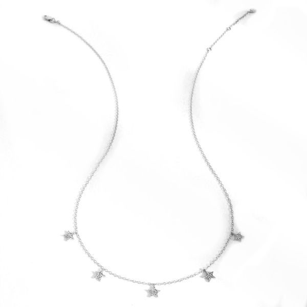 Ella Stein Diamond Stars Necklace, .08ctw SVS Fine Jewelry Oceanside, NY