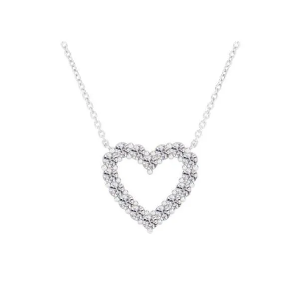 Forevermark Platinum Diamond Heart Pendant SVS Fine Jewelry Oceanside, NY