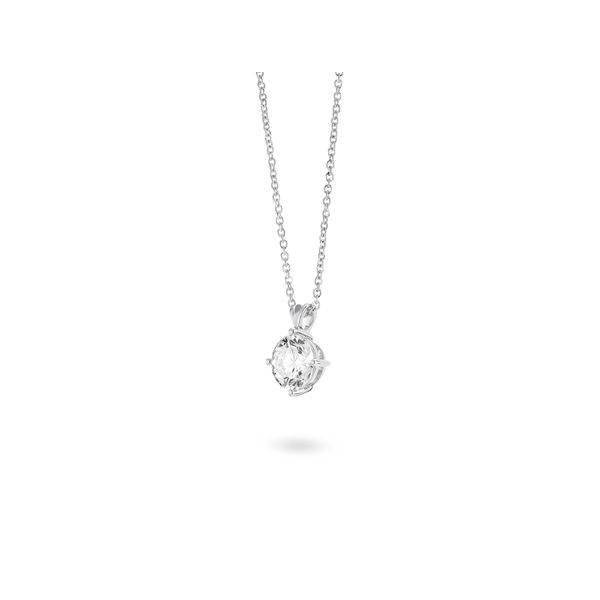 Lightbox Finest White Gold Lab Grown Diamond Necklace Image 2 SVS Fine Jewelry Oceanside, NY