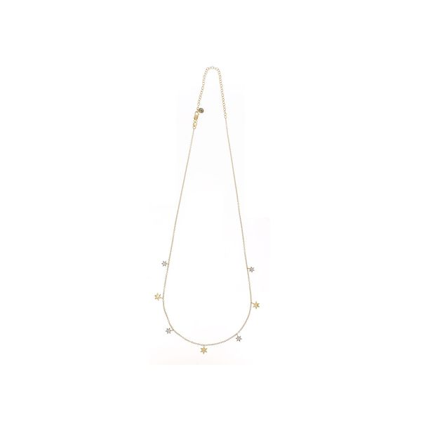 Ella Stein Starry Sky Gold Plated Sterling Silver Necklace Image 2 SVS Fine Jewelry Oceanside, NY