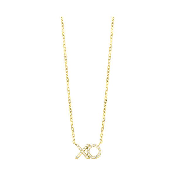 Diamond XO Necklace  - 1/14 ctw SVS Fine Jewelry Oceanside, NY