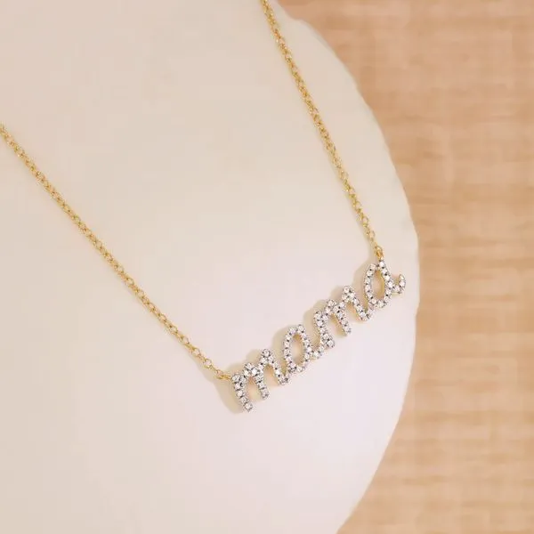 Ella Stein Diamond Mama Necklace, .14ctw Image 2 SVS Fine Jewelry Oceanside, NY