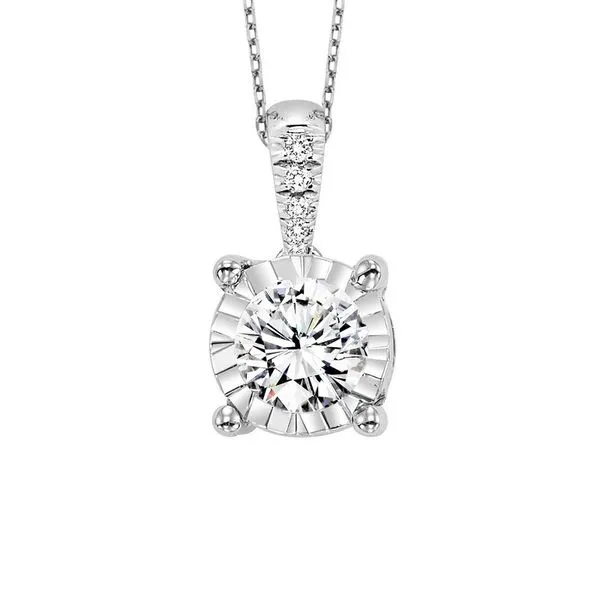 Tru Reflection Diamond Solitaire Necklace SVS Fine Jewelry Oceanside, NY