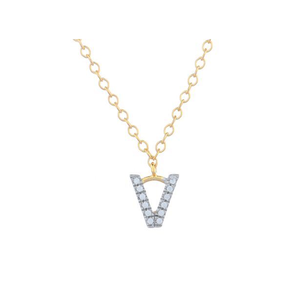 Ella Stein Kiss Of Individuality Gold Plated Silver Necklace SVS Fine Jewelry Oceanside, NY