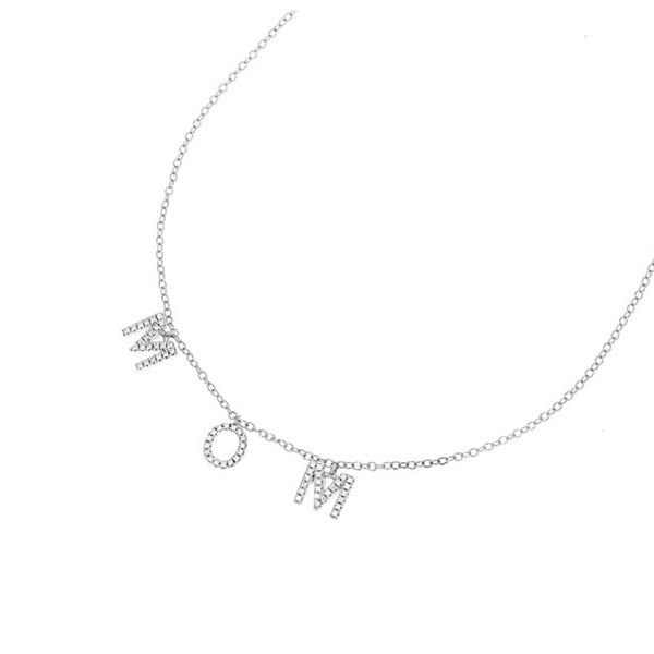 Ella Stein Mom Diamond Necklace, .09ctw Image 2 SVS Fine Jewelry Oceanside, NY