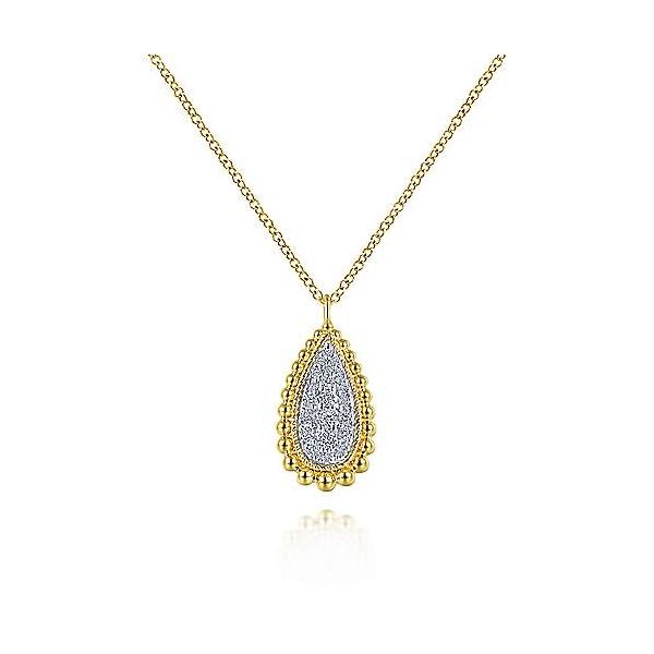Gabriel & Co. Bujukan Yellow Gold Necklace SVS Fine Jewelry Oceanside, NY