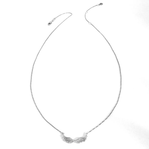 Ella Stein Diamond Angel Wings Necklace, 0.13Cttw SVS Fine Jewelry Oceanside, NY
