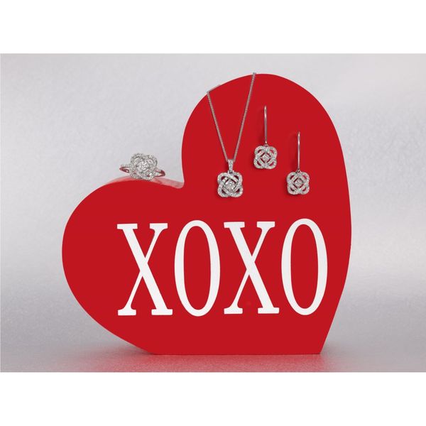 Love's Crossing Diamond Pendant Necklace Image 2 SVS Fine Jewelry Oceanside, NY