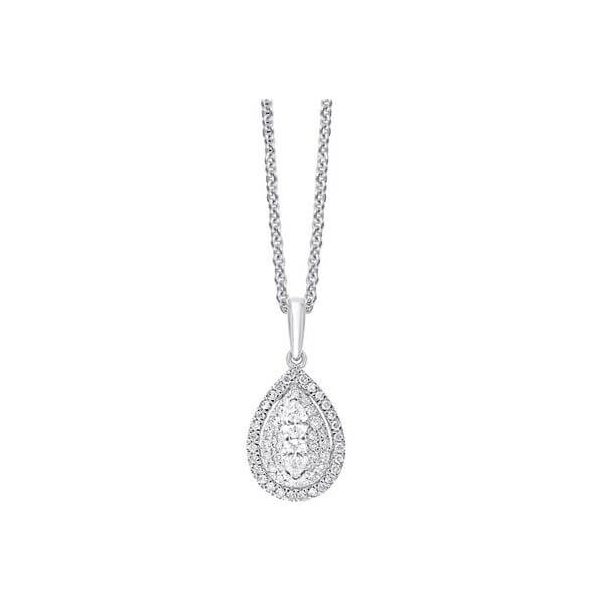Diamond Pear Shaped Necklace SVS Fine Jewelry Oceanside, NY