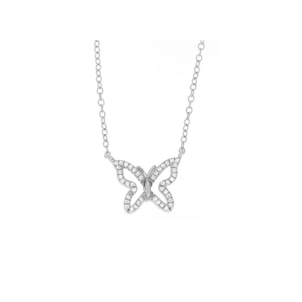 Ella Stein Open Wings Sterling Silver Necklace SVS Fine Jewelry Oceanside, NY