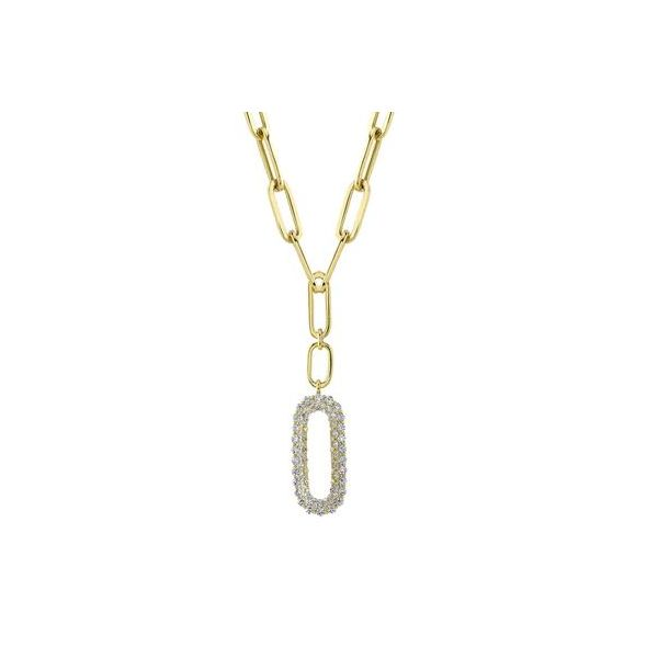 Shy Creation Yellow Gold And Diamond Necklace SVS Fine Jewelry Oceanside, NY