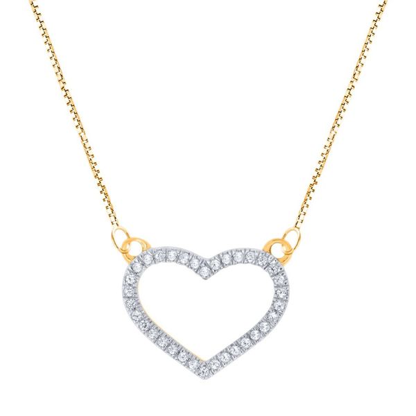 Ella Stein Diamond Heart Necklace, .05ctw SVS Fine Jewelry Oceanside, NY