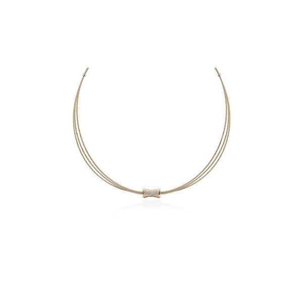 ALOR Carnation Cable Eclipse Necklace SVS Fine Jewelry Oceanside, NY