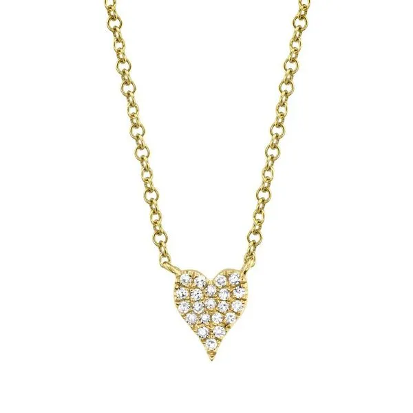 Shy Creation Amor Collection Diamond Heart Necklace SVS Fine Jewelry Oceanside, NY