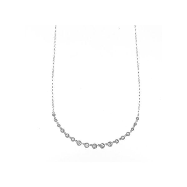 Ella Stein Multi Circle Sterling Silver Necklace SVS Fine Jewelry Oceanside, NY