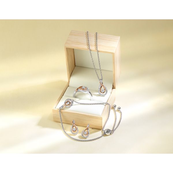 Infinite Love Knot Diamond Pendant Image 3 SVS Fine Jewelry Oceanside, NY