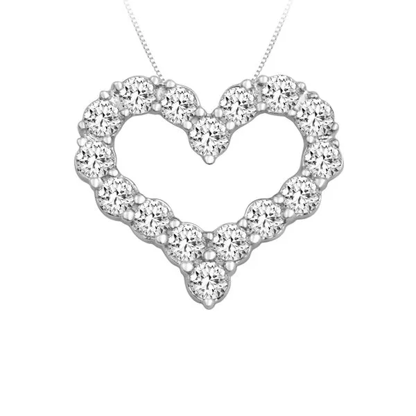 PASSION8 Diamond Heart Necklace SVS Fine Jewelry Oceanside, NY