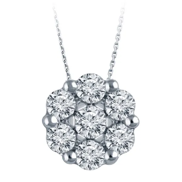 SVS Signature Diamond Bouquet Necklace, .17ctw SVS Fine Jewelry Oceanside, NY