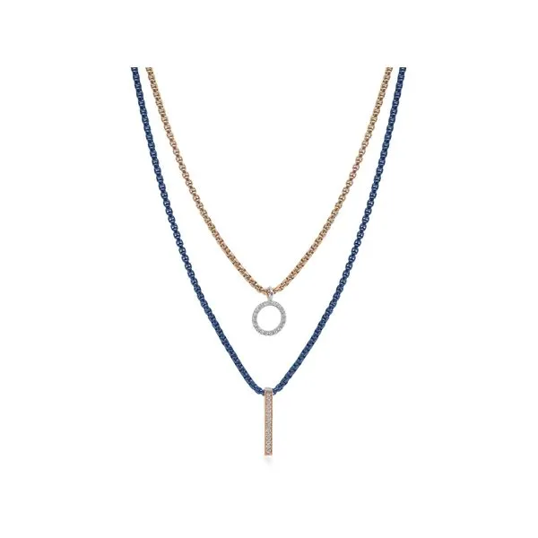 ALOR Blueberry & Carnation Chain Necklace SVS Fine Jewelry Oceanside, NY