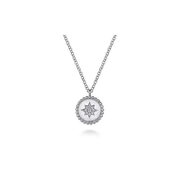 Gabriel & Co. Bujukan Silver & Diamond Necklace SVS Fine Jewelry Oceanside, NY