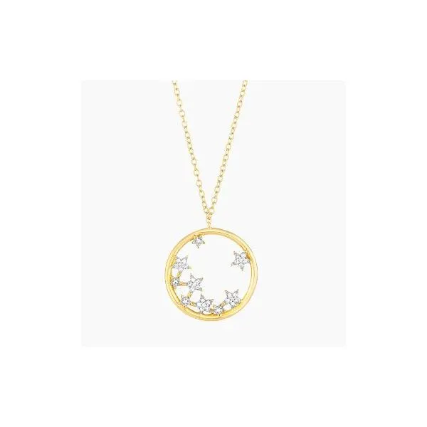 Ella Stein A Star Is Born Gold Plated Silver Necklace SVS Fine Jewelry Oceanside, NY