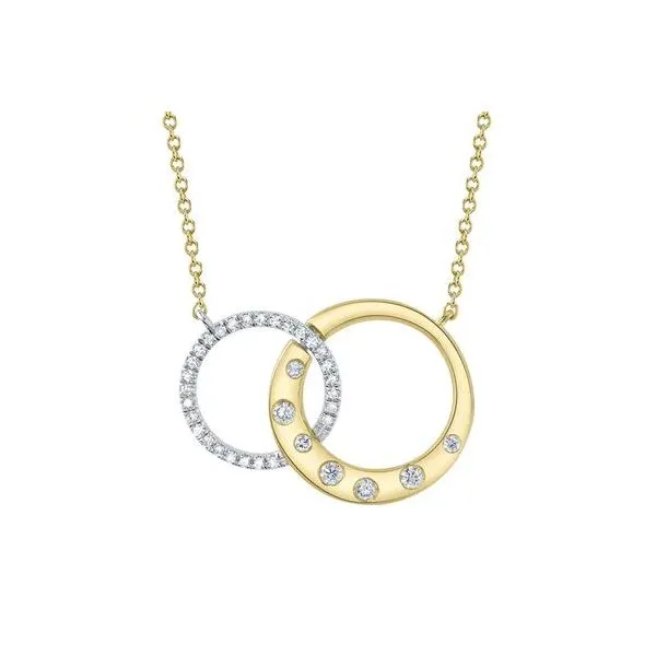 Shy Creation Yellow And White Gold Necklace SVS Fine Jewelry Oceanside, NY