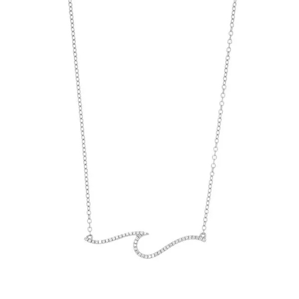 Ella Stein Ocean Waves Sterling Silver Necklace SVS Fine Jewelry Oceanside, NY