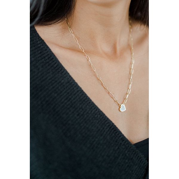 Ella Stein My Love Gold Plated Sterling Silver Necklace Image 2 SVS Fine Jewelry Oceanside, NY
