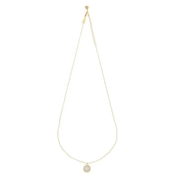 Ella Stein Circle Rope Gold Plated Silver Necklace SVS Fine Jewelry Oceanside, NY