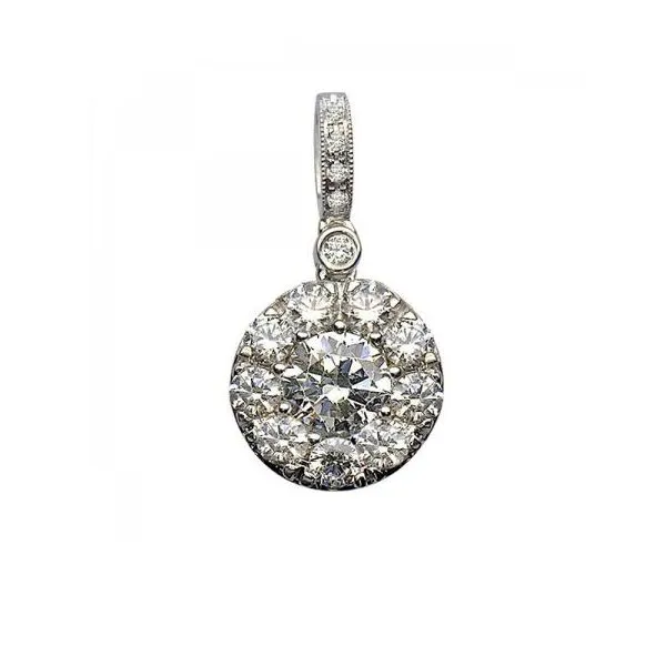 White Gold & Diamond Necklace, 1Cttw, 16