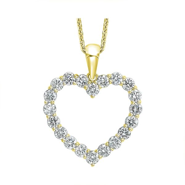 Lab Grown Diamond Heart Necklace, .50ctw SVS Fine Jewelry Oceanside, NY