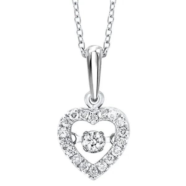 Rhythm Of Love White Gold & Diamond Necklace SVS Fine Jewelry Oceanside, NY
