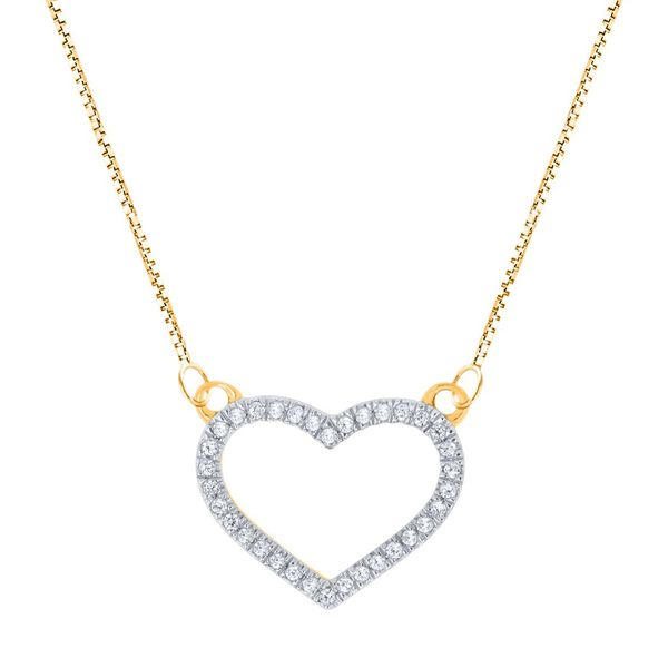 Diamond Heart Necklace, .05ctw SVS Fine Jewelry Oceanside, NY