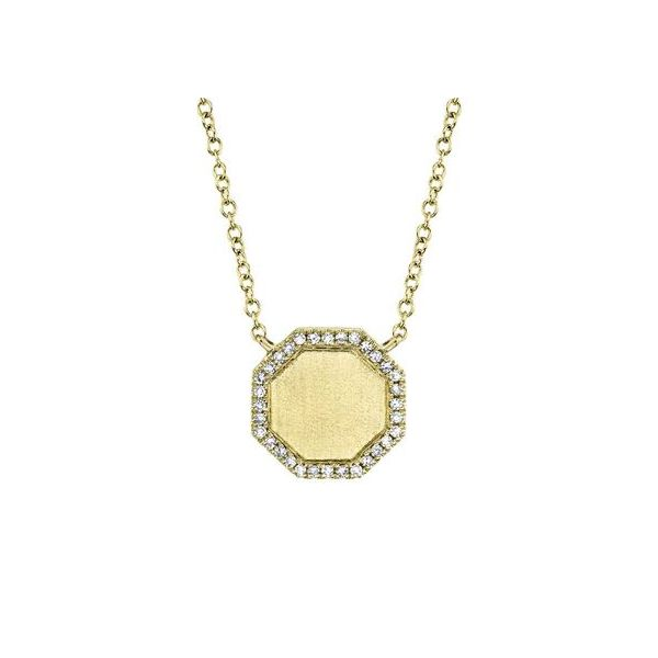 Shy Creation Yellow Gold And Diamond Necklace SVS Fine Jewelry Oceanside, NY