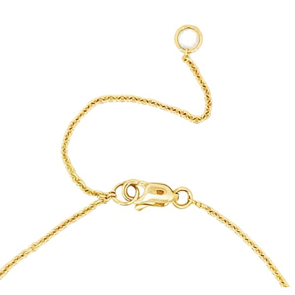 Interlocking Diamond Rings Necklace Image 3 SVS Fine Jewelry Oceanside, NY