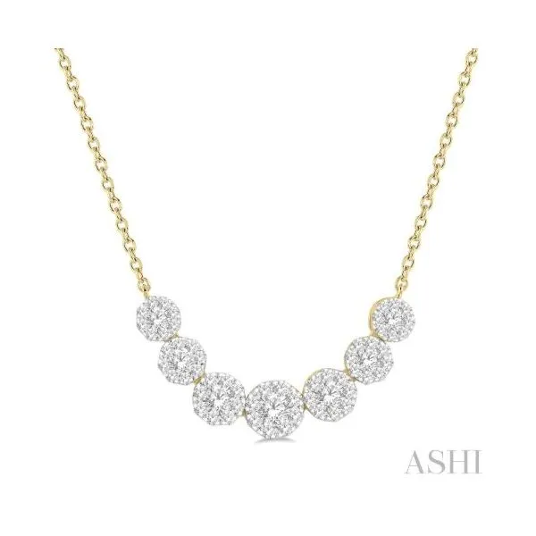 Yellow & White Gold Diamond Necklace SVS Fine Jewelry Oceanside, NY