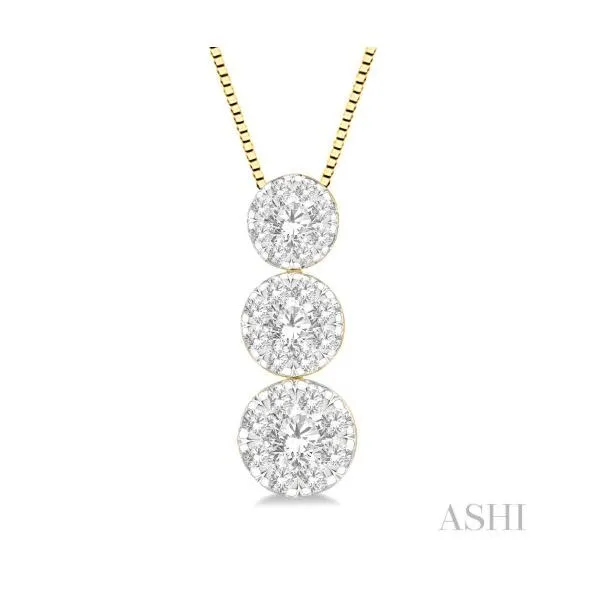 Past, Present, Future Diamond Necklace, .50ctw SVS Fine Jewelry Oceanside, NY