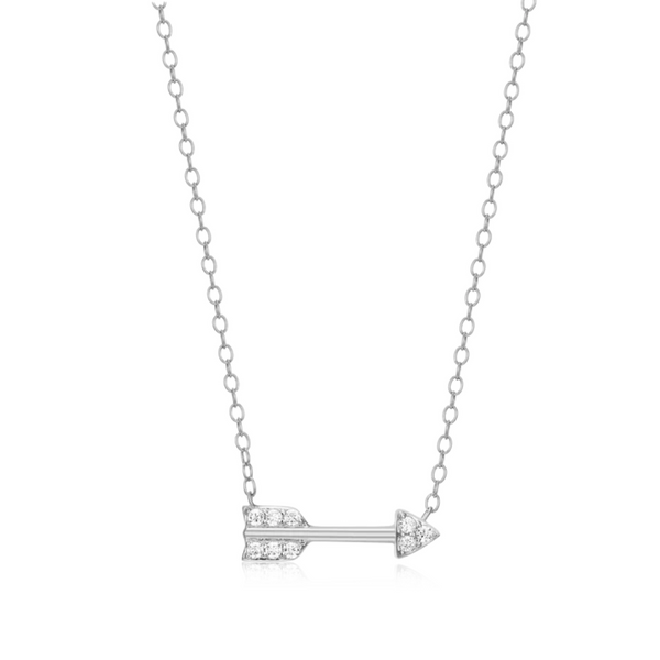 Lab Grown Diamond Arrow Necklace, .09ctw SVS Fine Jewelry Oceanside, NY