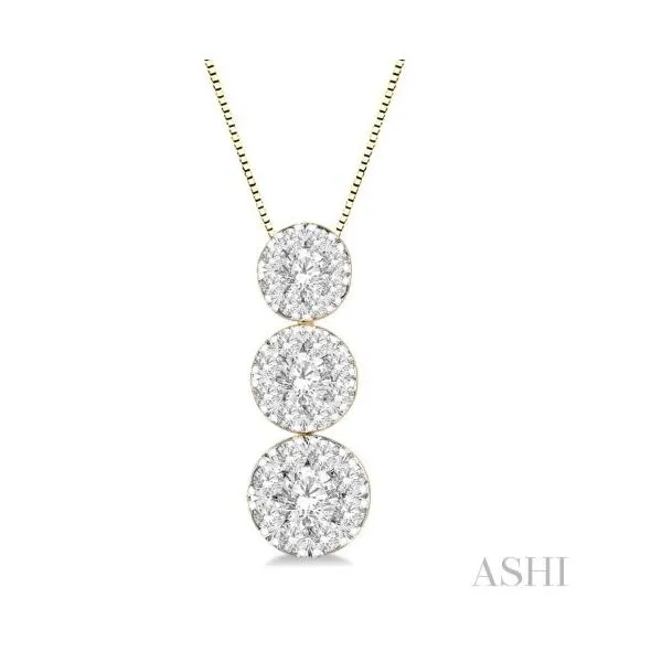 Yellow & White Gold Diamond Necklace SVS Fine Jewelry Oceanside, NY