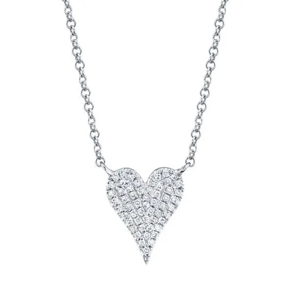 Shy Creation Amor Collection Diamond Heart Necklace SVS Fine Jewelry Oceanside, NY