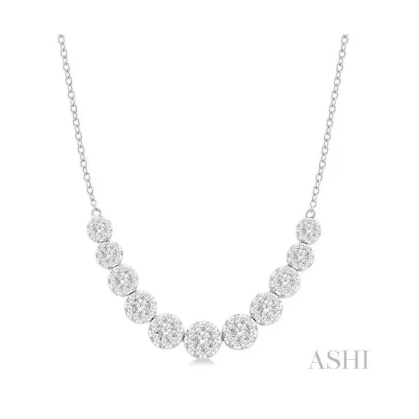 White Gold Diamond Necklace, 1.50ctw SVS Fine Jewelry Oceanside, NY