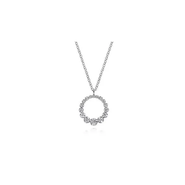 Gabriel & Co. Lusso White Gold Diamond Necklace
