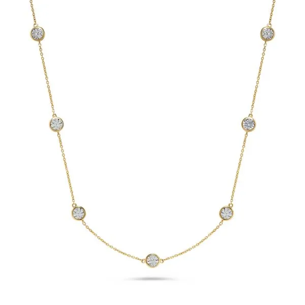 Yellow Gold Diamonds By The Yard Necklace SVS Fine Jewelry Oceanside, NY