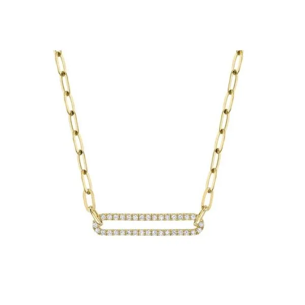 Shy Creation Yellow Gold And Diamond Necklace SVS Fine Jewelry Oceanside, NY
